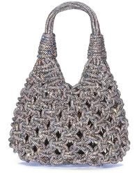 HIBOURAMA - Mini Vannifique Crystal-Embellished Tote Bag - Lyst
