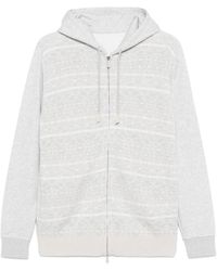 Eleventy - Patterned Wool Hoodie - Lyst