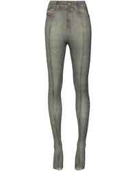DIESEL - Super-skinny Leg Denim-print leggings - Lyst