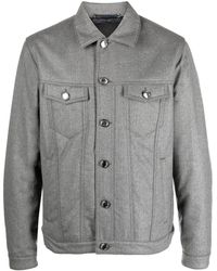 Jacob Cohen - Button-up Padded Jacket - Lyst