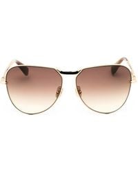Max Mara - Pilot-Frame Sunglasses - Lyst