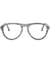 Persol - Round-Frame Glasses - Lyst