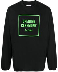 Opening Ceremony - 3d Box Logo Crew-neck Sweatshirt - Lyst