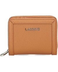 Lacoste - Textured Zip Wallet - Lyst