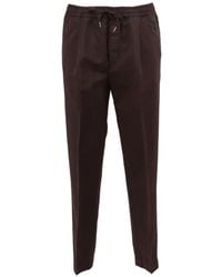 Briglia 1949 - Drawstring-Waistband Tapered-Leg Trousers - Lyst