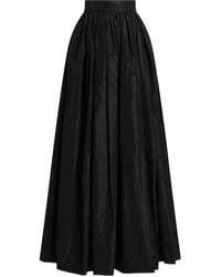 Dolce & Gabbana - Langer Tellerrock Aus Taft - Lyst