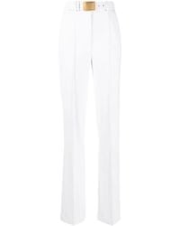 Elisabetta Franchi - Pantalon De Tailleur À Taille Haute - Lyst
