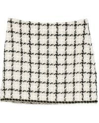 Twinset - Falda Corta A Cuadros - Lyst