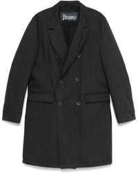 Herno - Virgin Wool Coat - Lyst