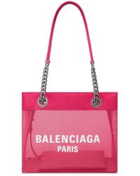 Balenciaga - Petit sac cabas Duty Free en mesh - Lyst