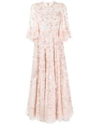 Needle & Thread - Star-embellished Short-sleeve Gown - Lyst