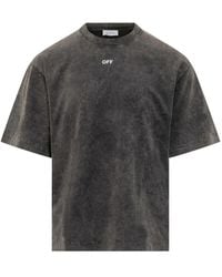 Off-White c/o Virgil Abloh - Logo-Print T-Shirt - Lyst