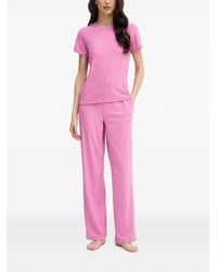 DKNY - Logo-Pattern Two-Piece Pajamas - Lyst