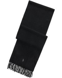 Polo Ralph Lauren - Fringed Cashmere Scarf - Lyst