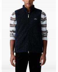 Les Deux - Logo-Patch Fleece Vest - Lyst