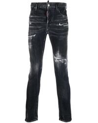 DSquared² - Skinny-Jeans im Distressed-Look - Lyst