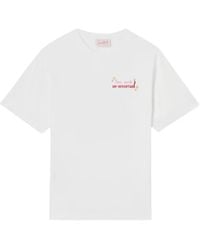 MC2 Saint Barth - Emilie Embroidered Crew-Neck T-Shirt - Lyst