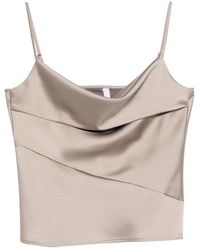 Imperial - Cowl-Neck Top - Lyst