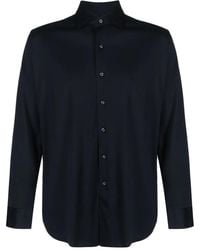 BOGGI - Long-Sleeve Cotton Shirt - Lyst