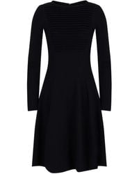 Emporio Armani - Kleid Mit Langen Ärmeln - Lyst