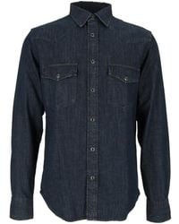 Jacob Cohen - Western-Style Denim Shirt - Lyst