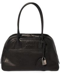 Miu Miu - Vivant Nappa Leather Bag - Lyst