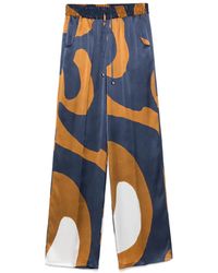 Kiton - Abstract-Print Trousers - Lyst