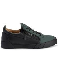 Giuseppe Zanotti - Low-top Leather Zip-up Sneakers - Lyst