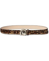 Claudie Pierlot - Leopard-Print Buckle Belt - Lyst