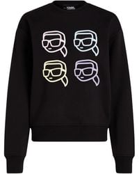KARL LAGERFELD - Ikon Outline Sweatshirt - Lyst