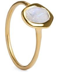 Monica Vinader - Anello Odyssey Con Pietra Di Luna - Lyst