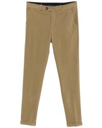 Rrd - Logo-Patch Turn-Up Trousers - Lyst
