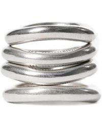 Ann Demeulemeester - Herta Ring-Set (4er-Set) - Lyst