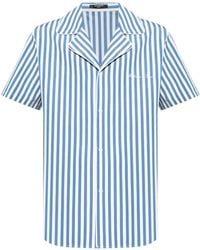 Balmain - Gestreepte Pyjamamhirt Voor - Lyst