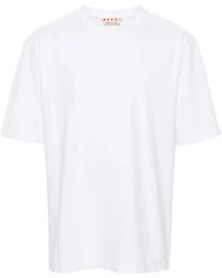 Marni - Logo-Patch Cotton T-Shirt - Lyst