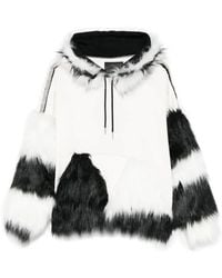 Loulou - Faux Fur-Detailing Hoodie - Lyst