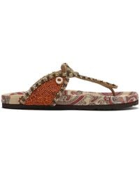 Maliparmi - Beaded Sandals - Lyst
