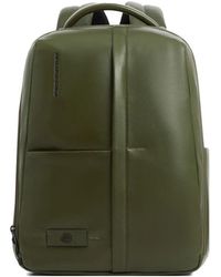 Piquadro - Sac À Dos En Cuir - Lyst