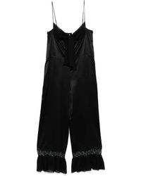 Saint Laurent - Bow-Detail Jumpsuit - Lyst