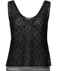 Another Tomorrow - Embroidered Silk Organza Top - Lyst