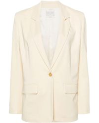 Forte Forte - Blazer With Shoulder Pads - Lyst