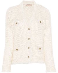 Twin Set - Sequin-Embellished Cardigan - Lyst