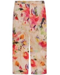 Momoní - Pantalon Vejo À Fleurs - Lyst