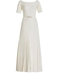 Gabriela Hearst - Kurt Off-Shoulder Pleated Dress - Lyst