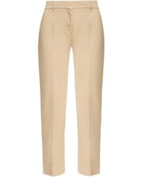 Tory Burch - Cotton Trousers - Lyst