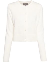 N.Peal Cashmere - ラウンドネック カシミアカーディガン - Lyst