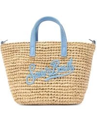MC2 Saint Barth - Mini Sac Cabas À Patch Logo - Lyst