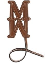 Max Mara - Logo Leather Charm - Lyst