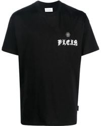 Philipp Plein - Chest Logo-Print Detail T-Shirt - Lyst
