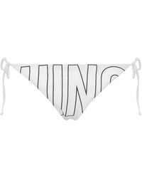 Moschino - Logo-Print Bikini Bottoms - Lyst
